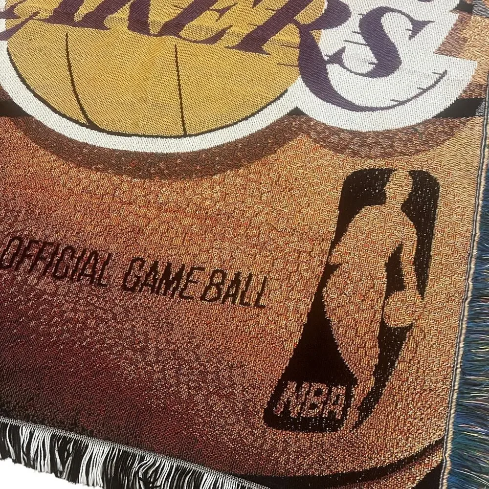 NBA Los Angeles Lakers Official Basketball Tapestry Throw Blanket 45 x 55